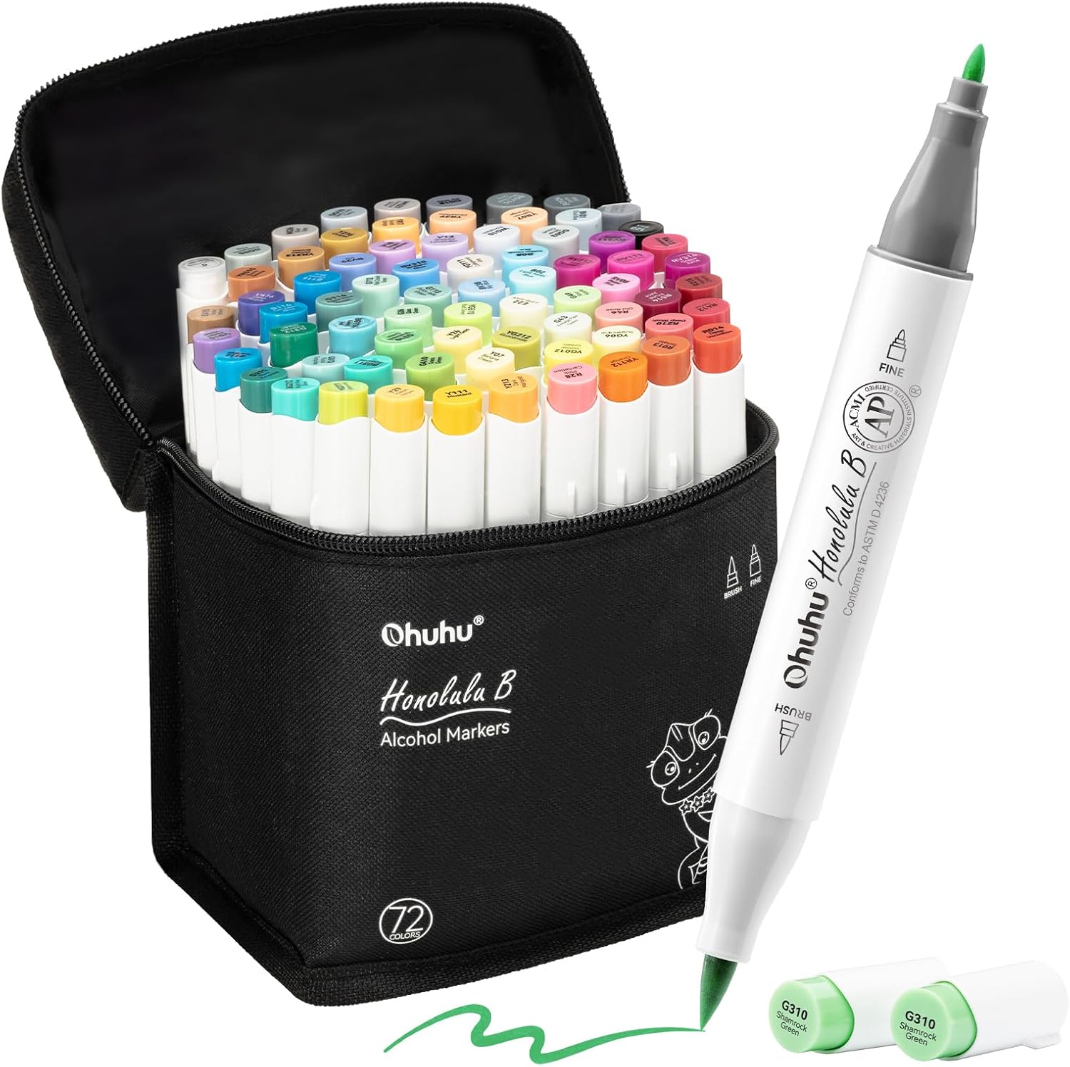 Ohuhu 72 Alcohol Markers