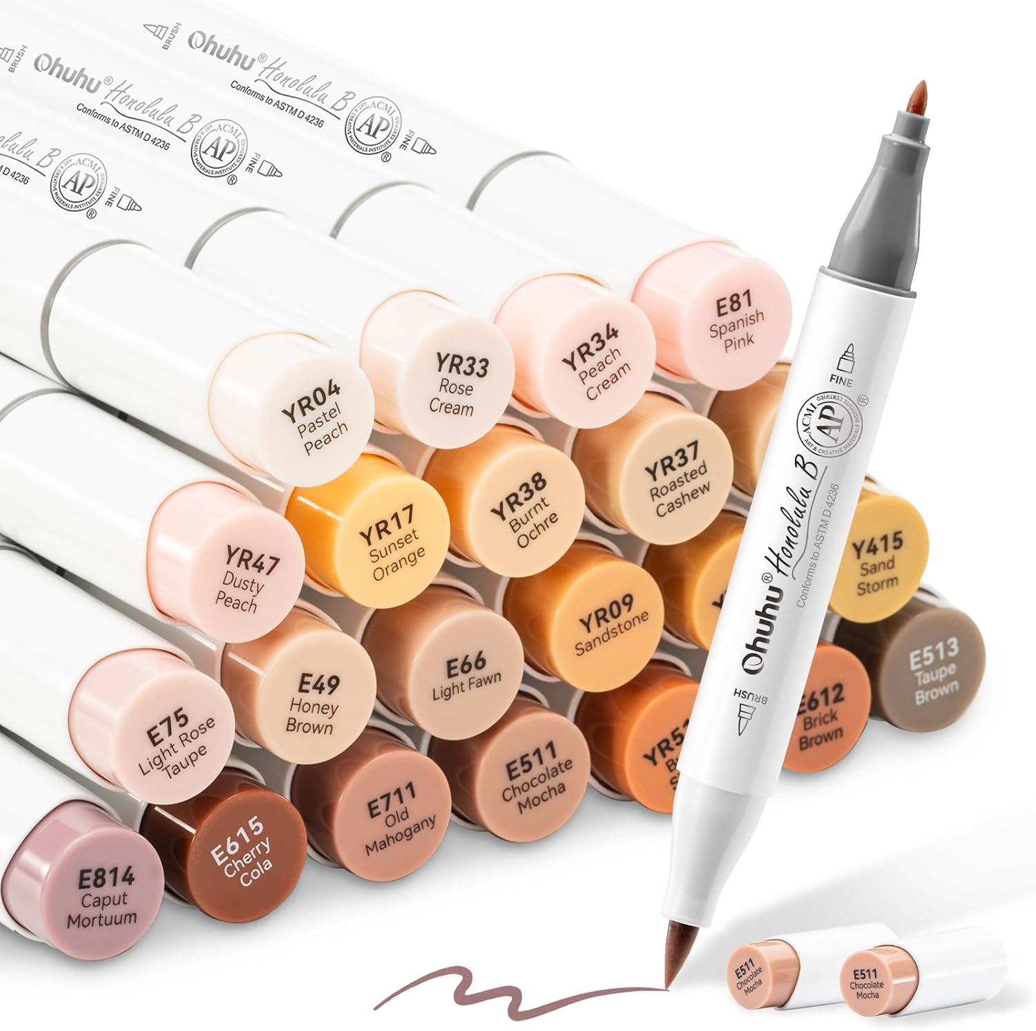 Ohuhu Skin Tone Markers