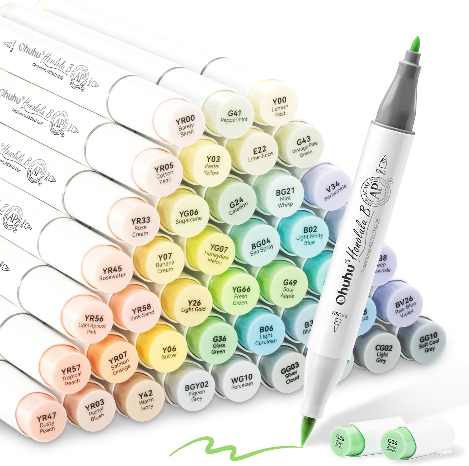 Ohuhu Pastel Markers